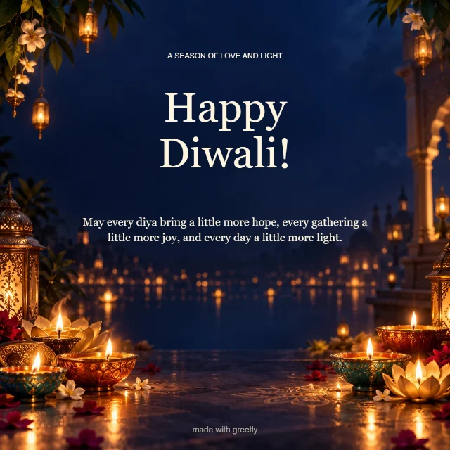 Dreams in diya light: Happy Diwali!