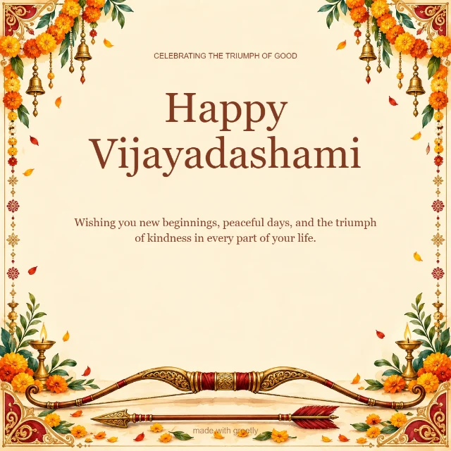 Vijayadashami blessings: Happy Vijayadashami