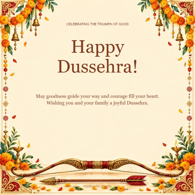 Marigold wishes: Happy Dussehra!