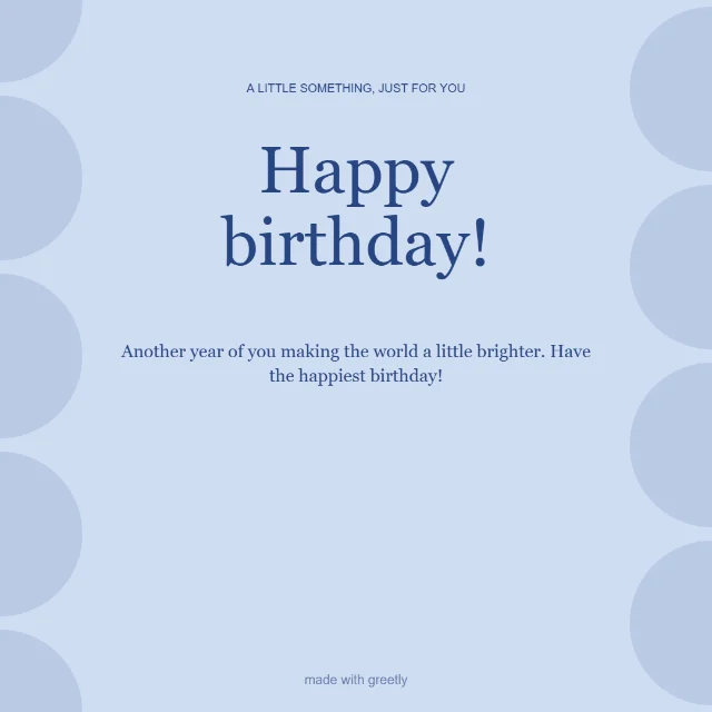 Birthday · With all my heart: Happy birthday!