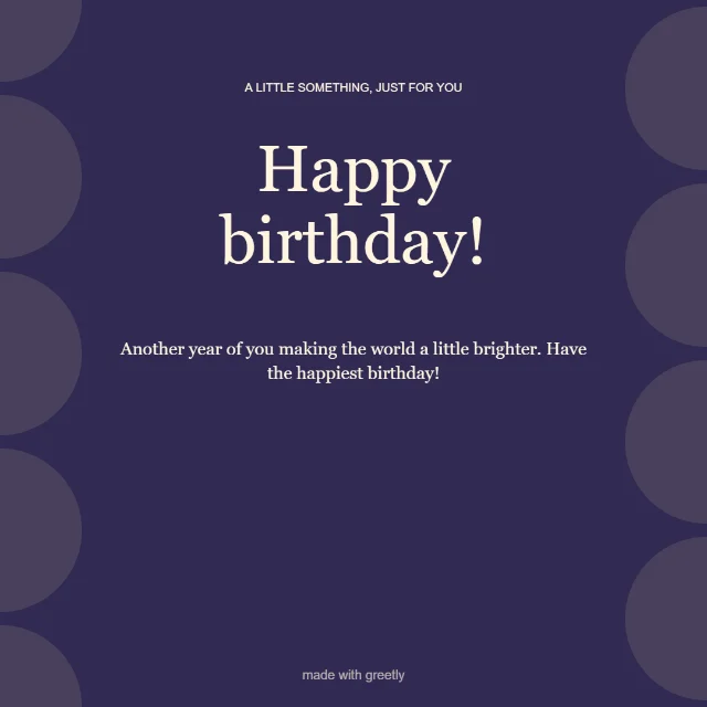 Birthday · Golden moments: Happy birthday!